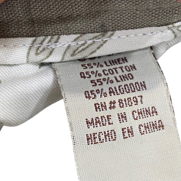 Cubavera Men's Linen Chinos NEW Vintage dead stock size 38 x 30 - Picture 7 of 11